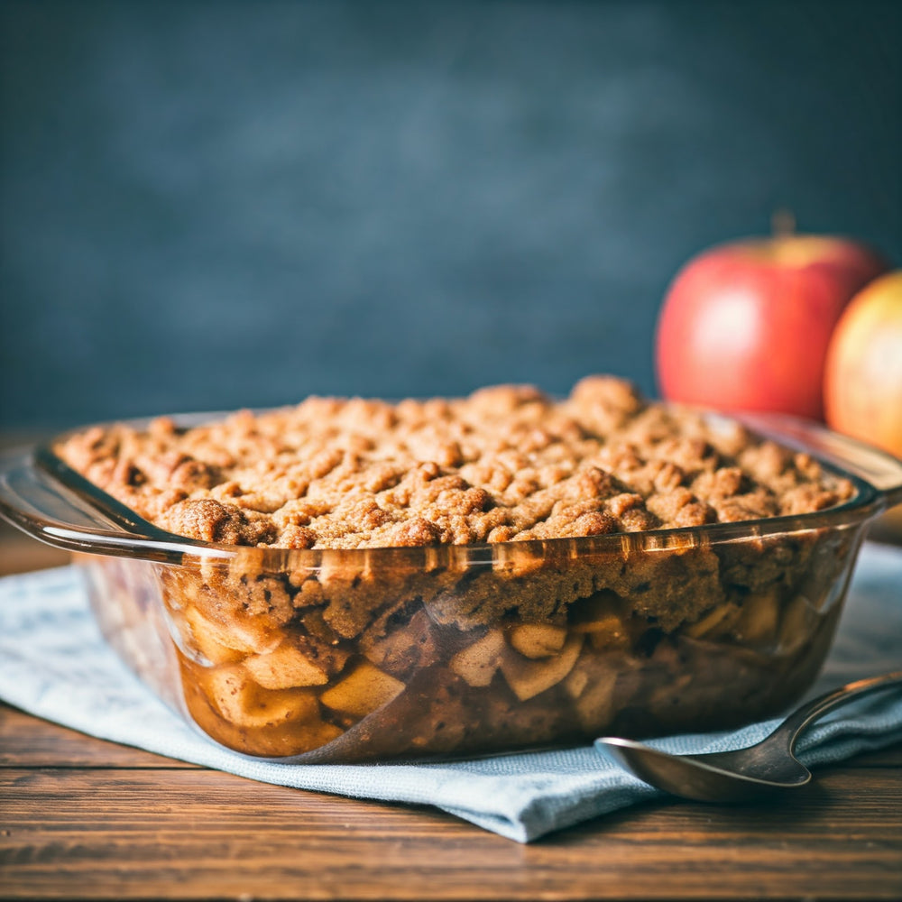 Easy Healthy Oats and Apple Cobbler