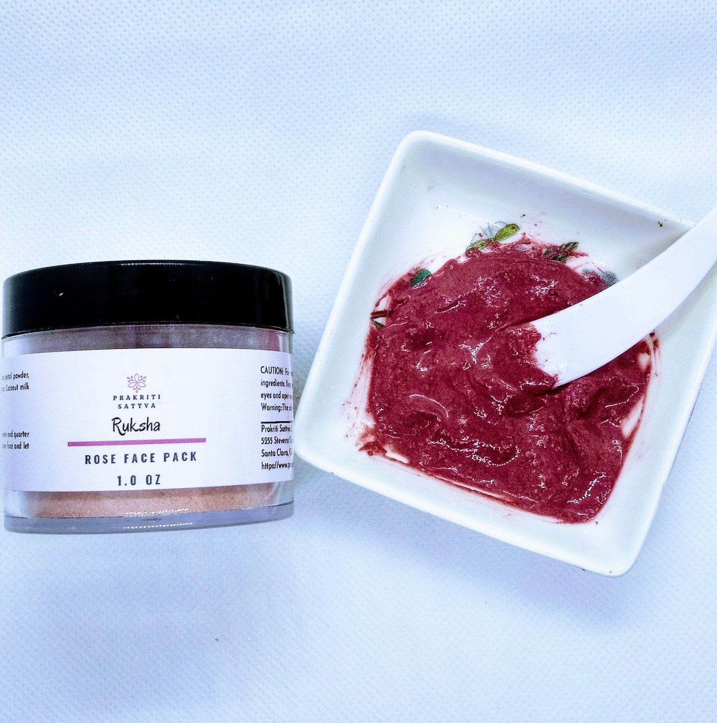 Prakriti Sattva Rose Face Pack | Ayurvedic Rose Face Mask | Natural Rose Clay Mask | Natural Rose Face Mask